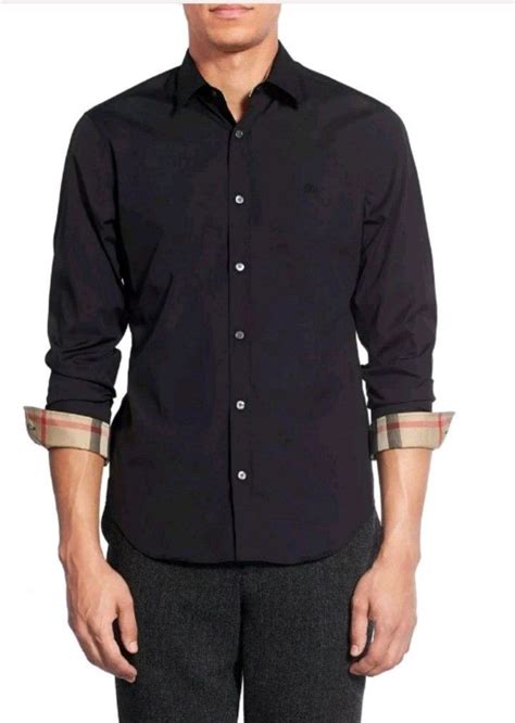 men's burberry long sleeve shirt|burberry long sleeve button up.